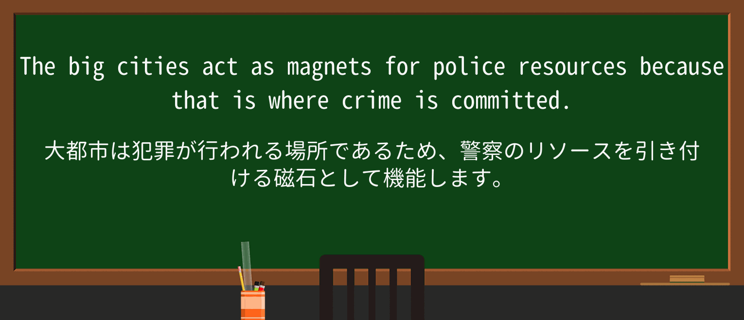 【英単語】magnetを徹底解説!意味、使い方、例文、読み方 ・例文2