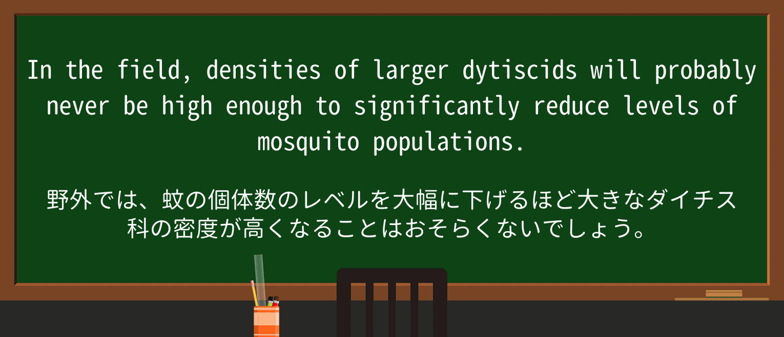 【英単語】mosquitoを徹底解説!意味、使い方、例文、読み方 ・例文2