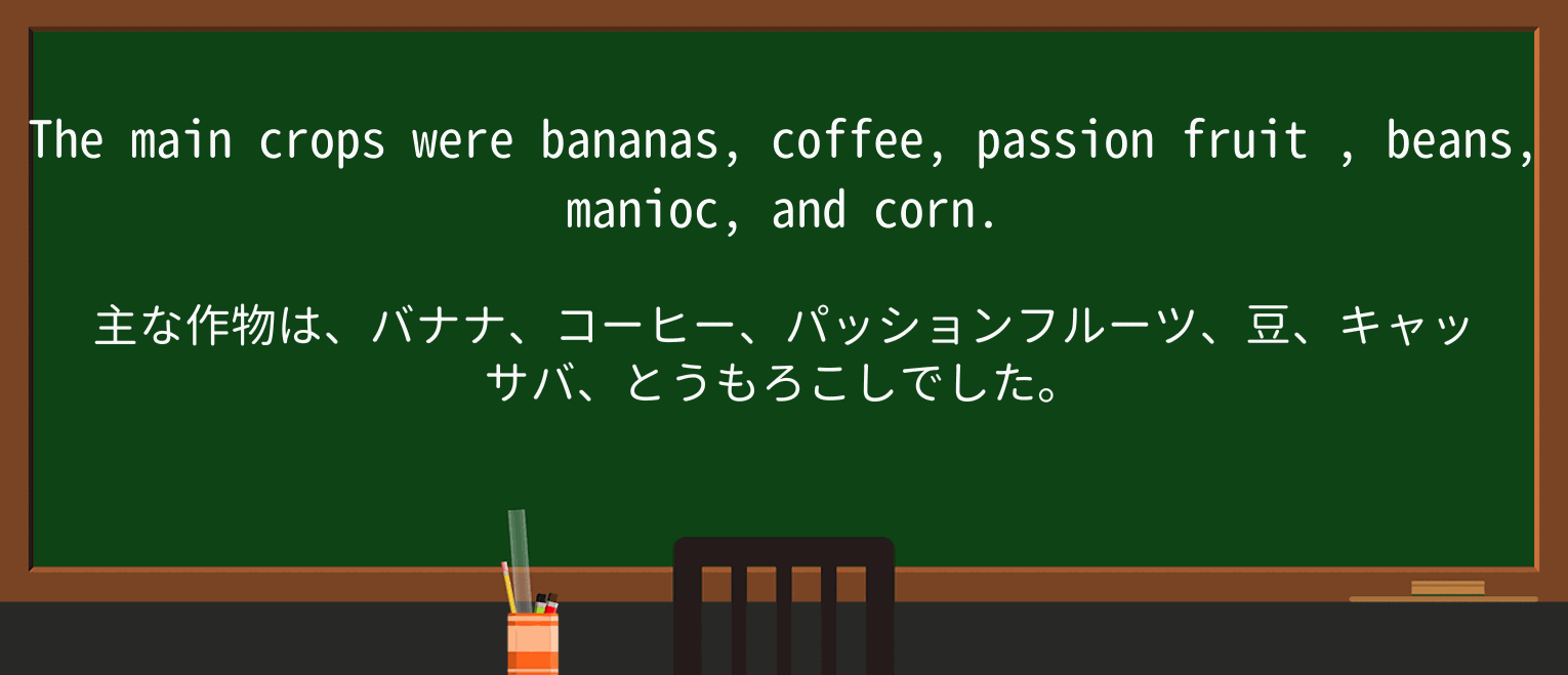 【英単語】passion-fruitを徹底解説!意味、使い方、例文、読み方 ・例文1