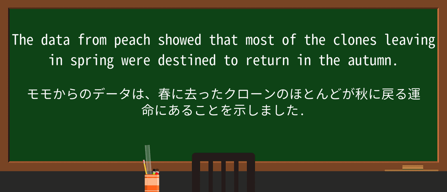 【英単語】peachを徹底解説!意味、使い方、例文、読み方 ・例文2