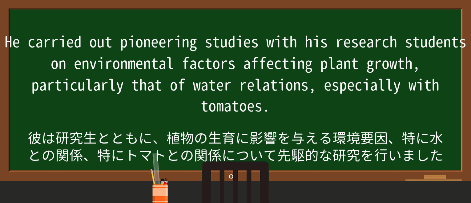【英単語】pioneerを徹底解説!意味、使い方、例文、読み方 ・例文2