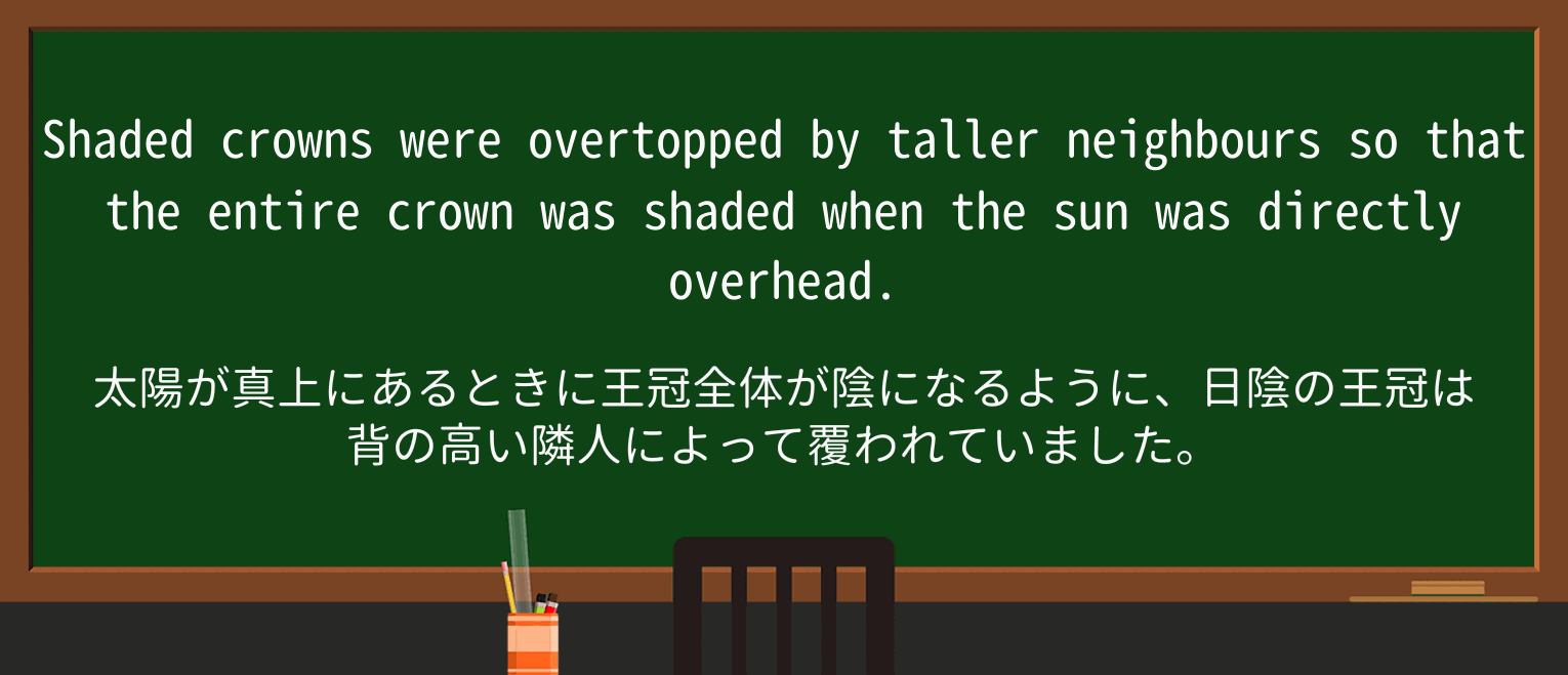 【英単語】shadeを徹底解説!意味、使い方、例文、読み方 ・例文3