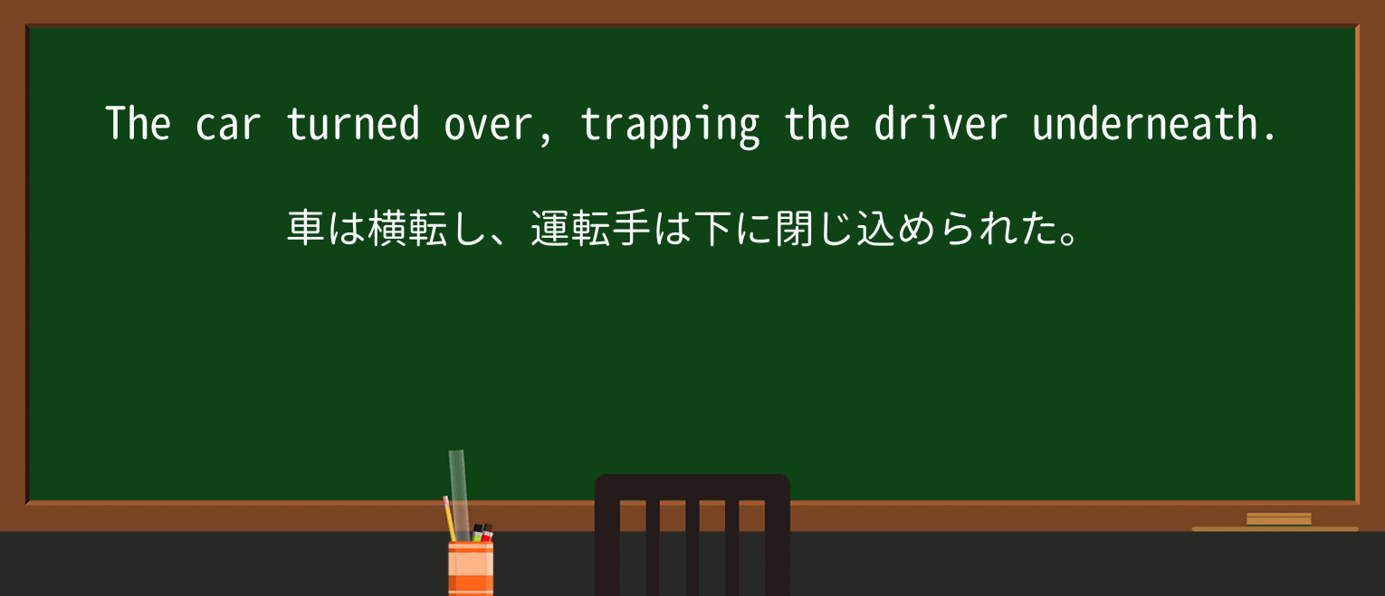 【英単語】trapを徹底解説!意味、使い方、例文、読み方 ・例文1