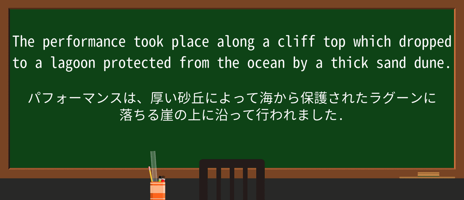 【英単語】cliffを徹底解説!意味、使い方、例文、読み方 ・例文1