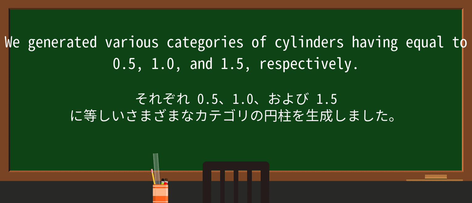 【英単語】cylinderを徹底解説!意味、使い方、例文、読み方 ・例文2