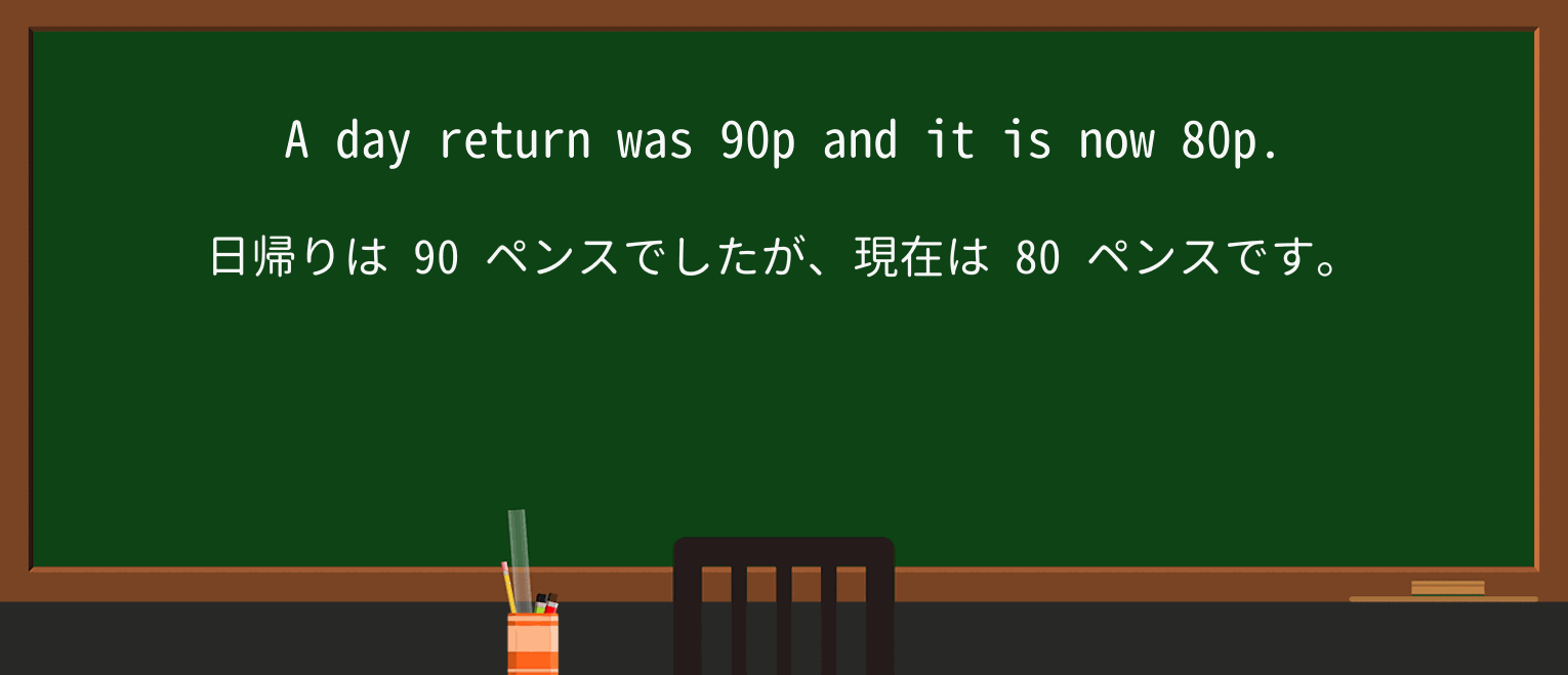 【英単語】day-returnを徹底解説!意味、使い方、例文、読み方 ・例文3