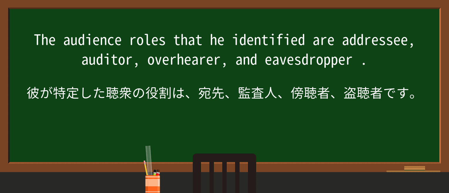 【英単語】eavesdropperを徹底解説!意味、使い方、例文、読み方 ・例文2