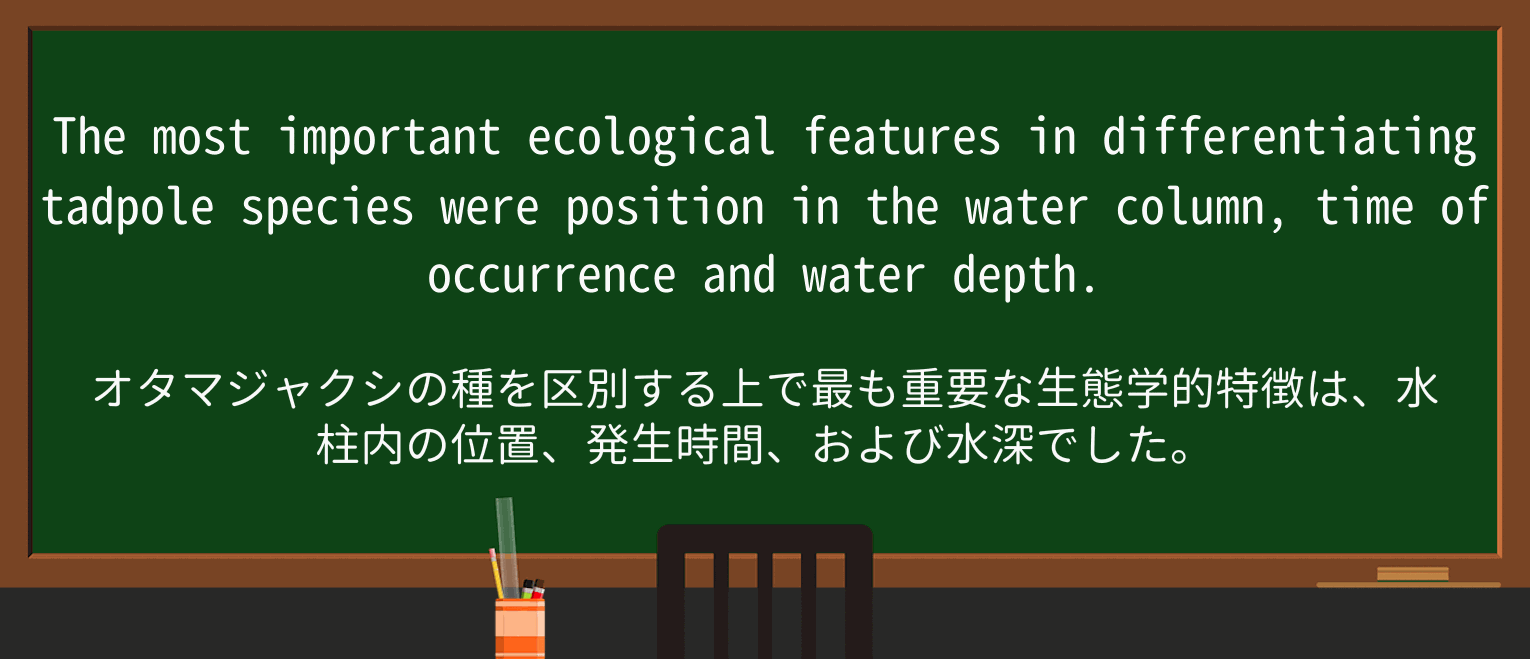 【英単語】ecologicalを徹底解説!意味、使い方、例文、読み方 ・例文3