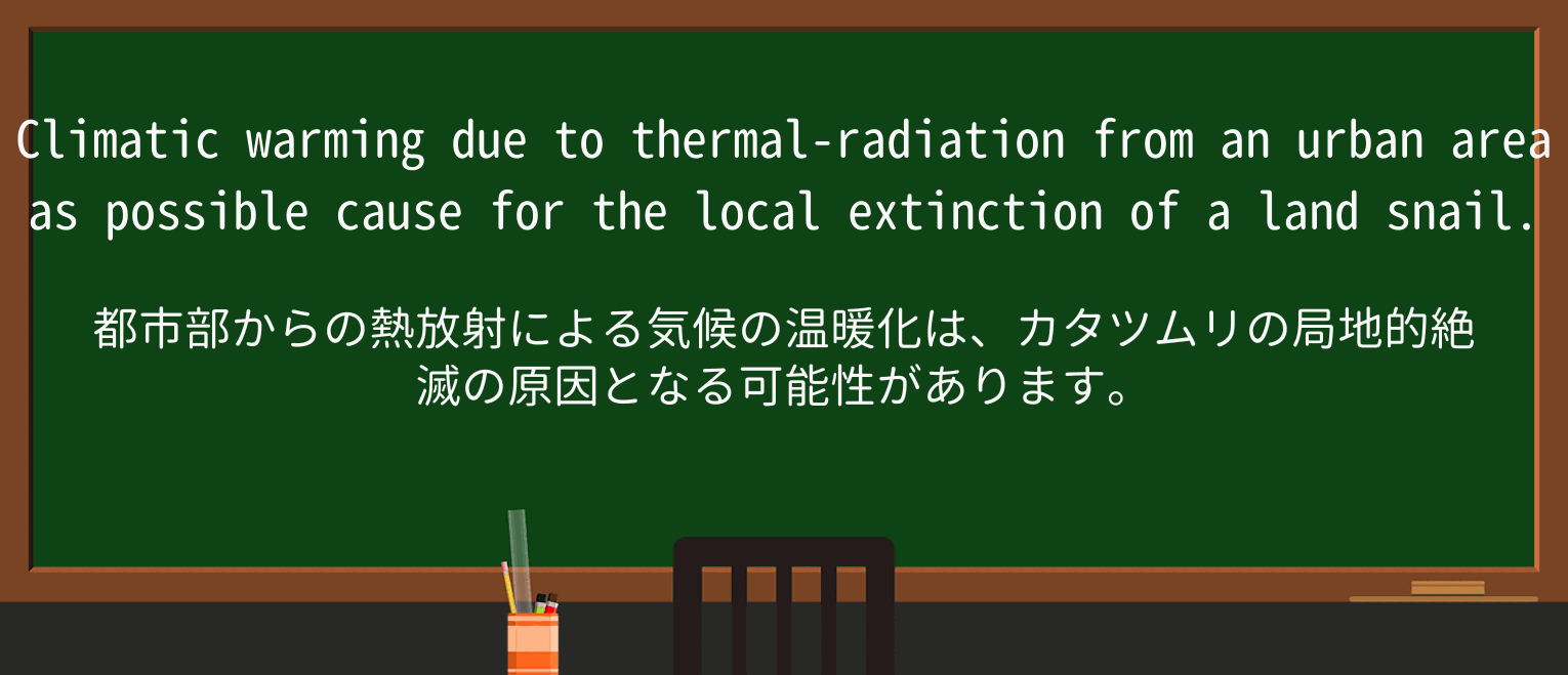 【英単語】extinctionを徹底解説!意味、使い方、例文、読み方 ・例文2