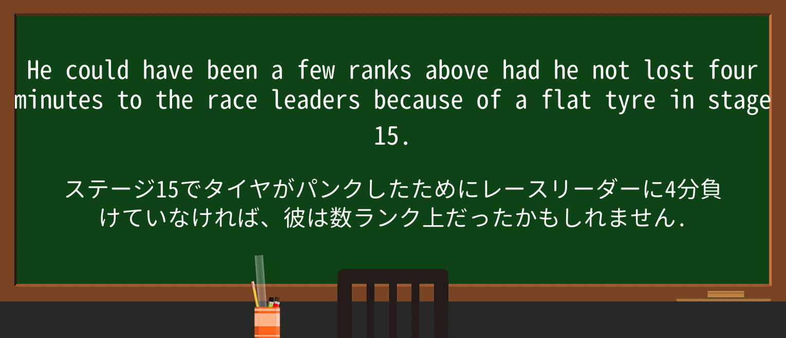 【英単語】flat-tyreを徹底解説!意味、使い方、例文、読み方 ・例文2