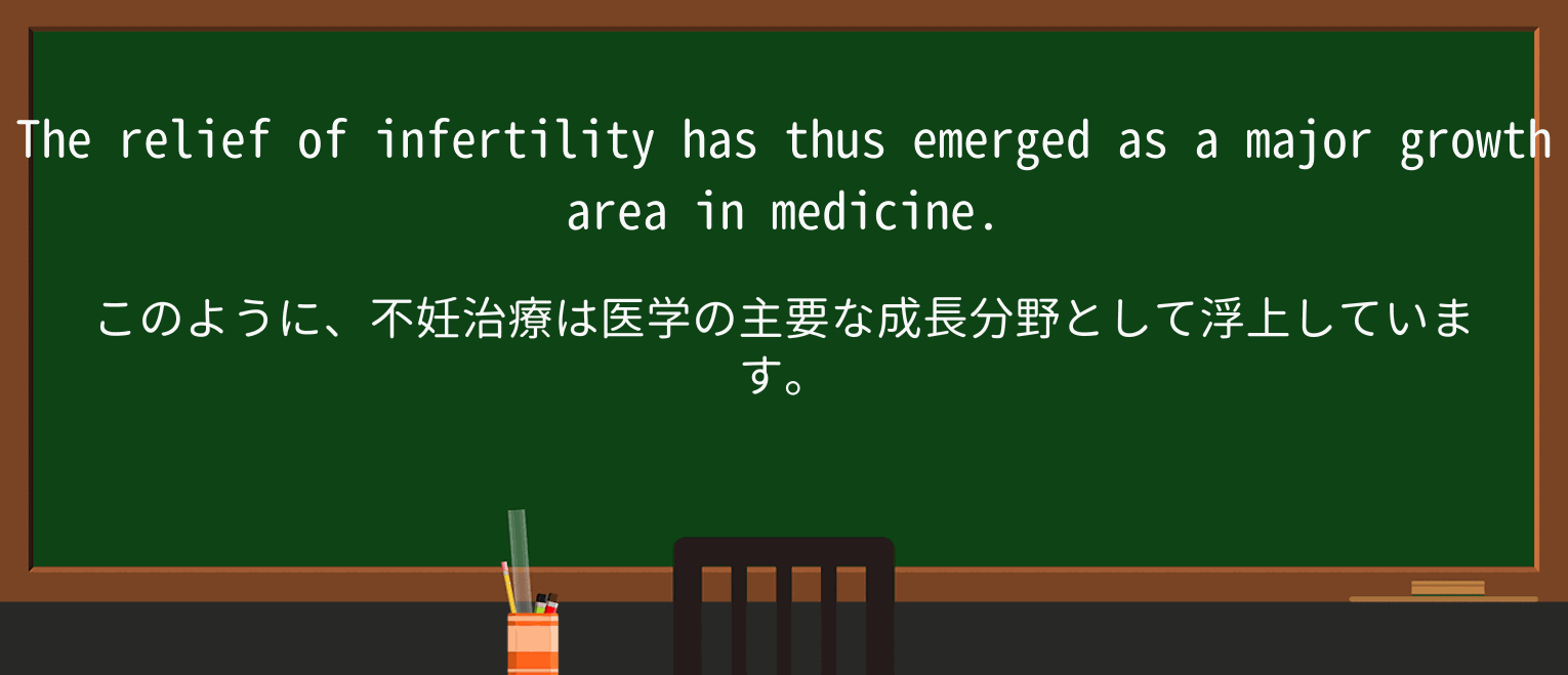 【英単語】infertilityを徹底解説!意味、使い方、例文、読み方 ・例文3