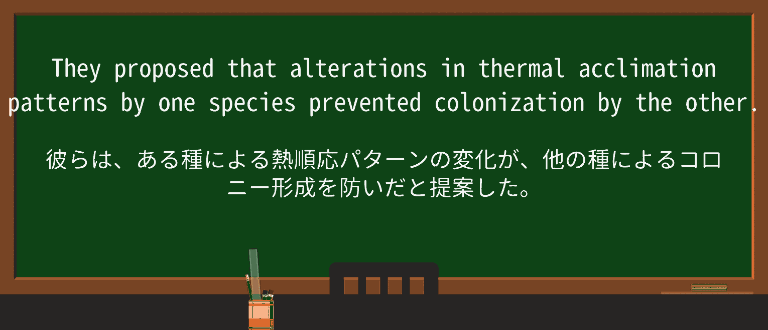 【英単語】acclimationを徹底解説!意味、使い方、例文、読み方 ・例文2