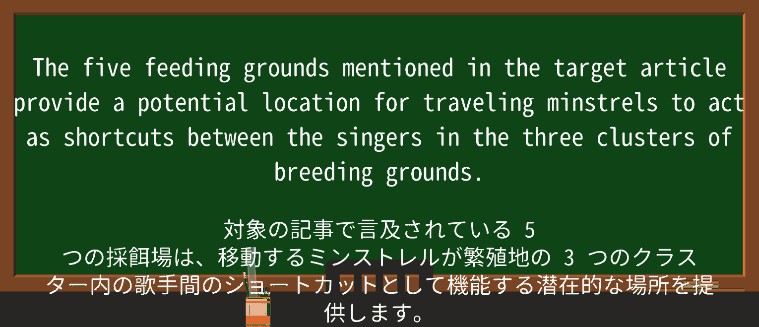 【英単語】minstrelを徹底解説!意味、使い方、例文、読み方 ・例文2