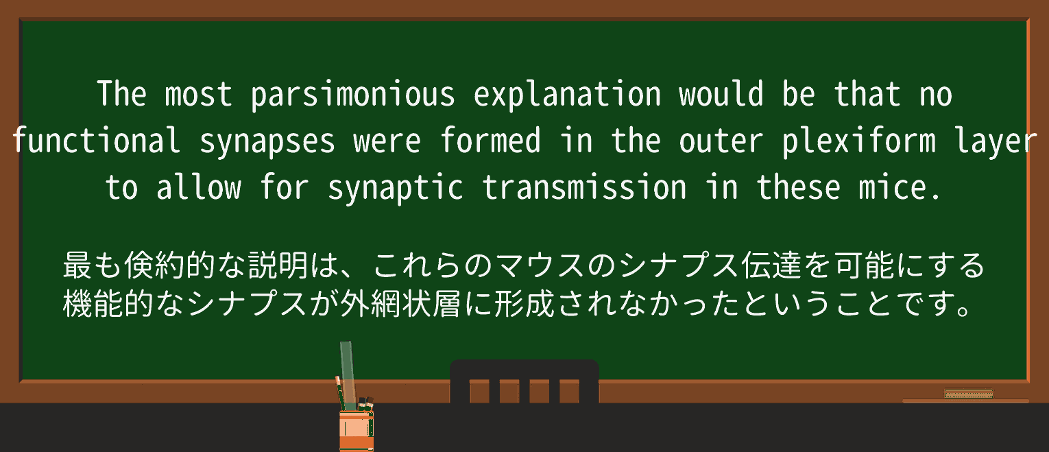 【英単語】parsimoniousを徹底解説!意味、使い方、例文、読み方 ・例文3