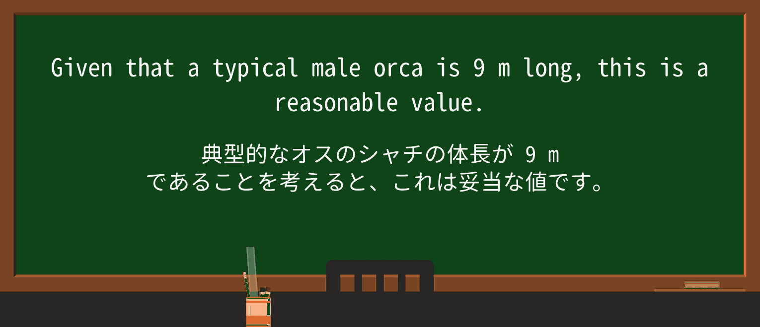 【英単語】orcaを徹底解説!意味、使い方、例文、読み方 ・例文1