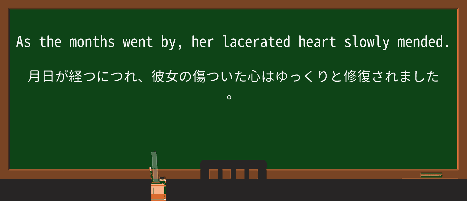 【英単語】laceratedを徹底解説!意味、使い方、例文、読み方 ・例文1