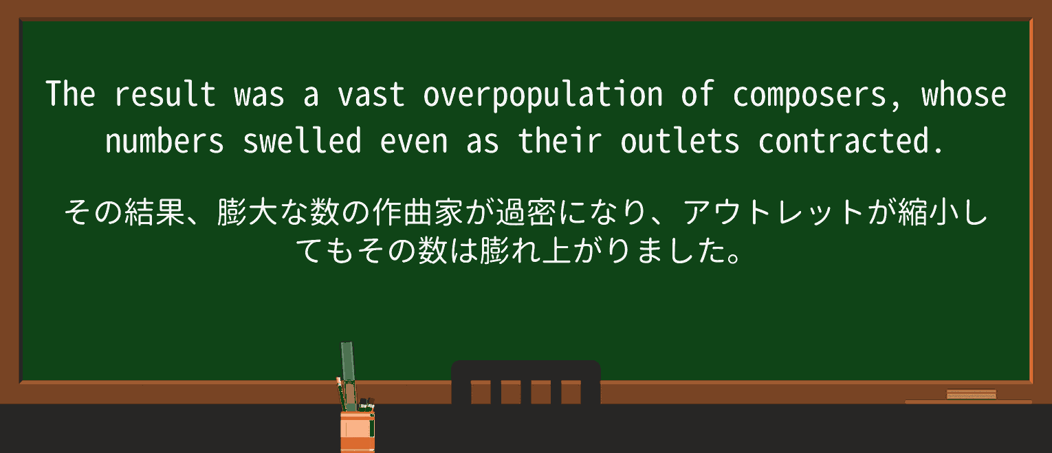 【英単語】overpopulationを徹底解説!意味、使い方、例文、読み方 ・例文2
