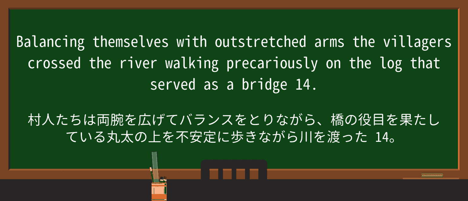 【英単語】precariouslyを徹底解説!意味、使い方、例文、読み方 ・例文3