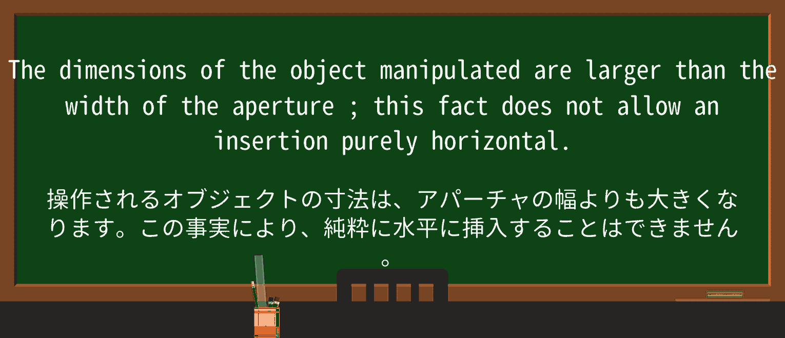 【英単語】apertureを徹底解説!意味、使い方、例文、読み方 ・例文3