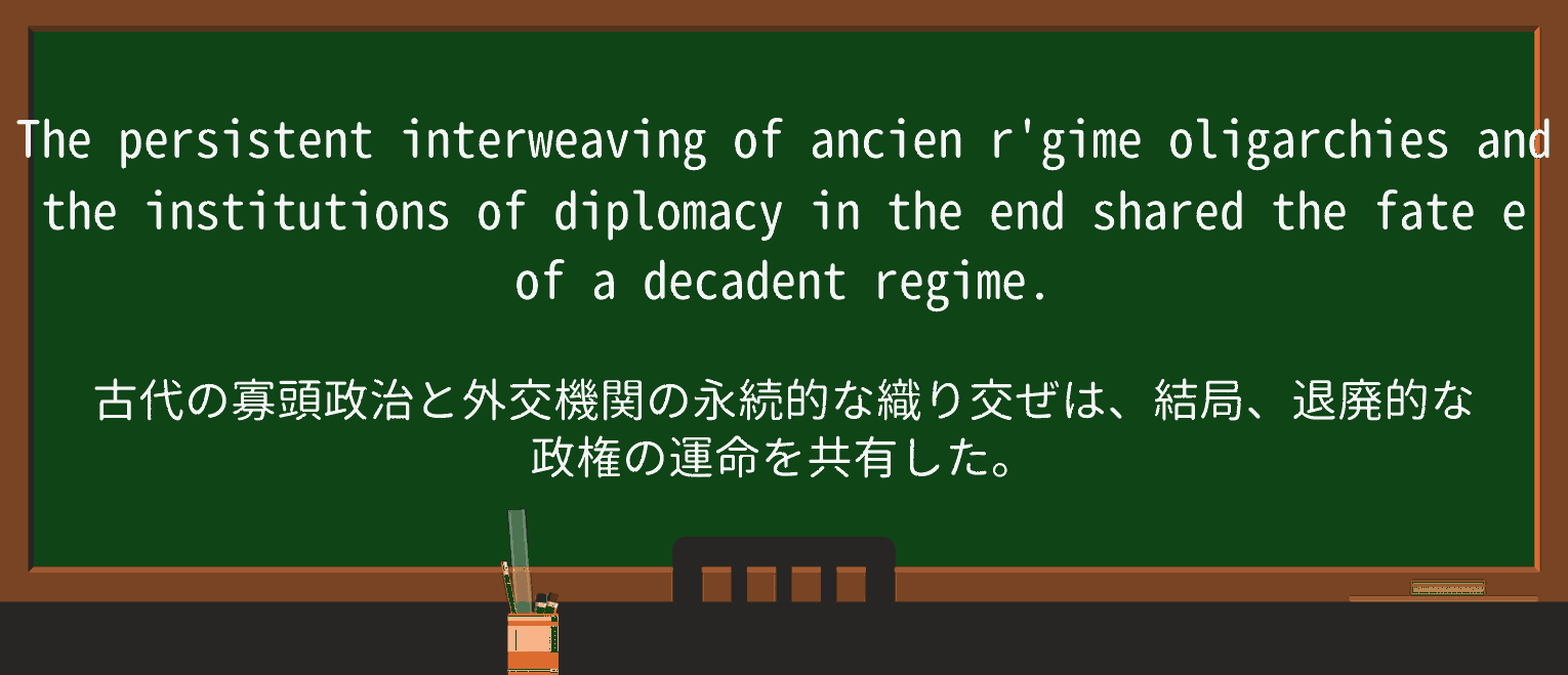 【英単語】oligarchyを徹底解説!意味、使い方、例文、読み方 ・例文2