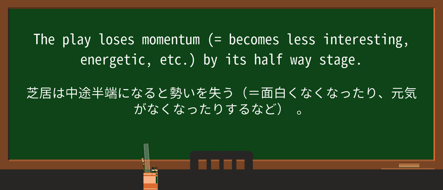 【英単語】momentumを徹底解説!意味、使い方、例文、読み方 ・例文1