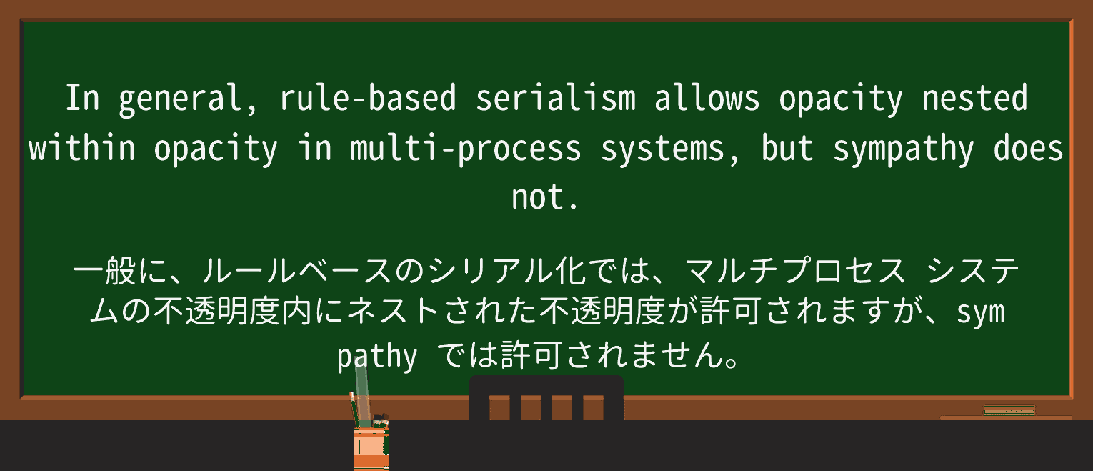 【英単語】opacityを徹底解説!意味、使い方、例文、読み方 ・例文3