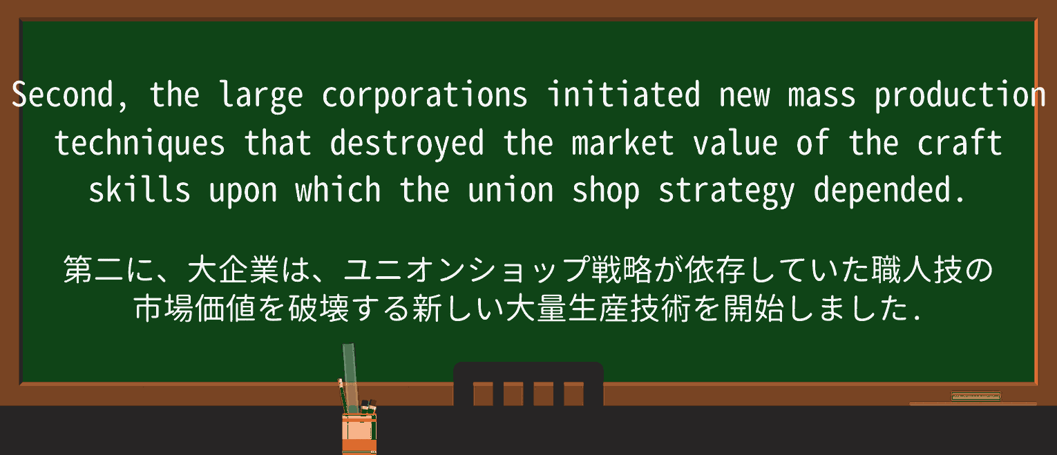 【英単語】mass-productionを徹底解説!意味、使い方、例文、読み方 ・例文2