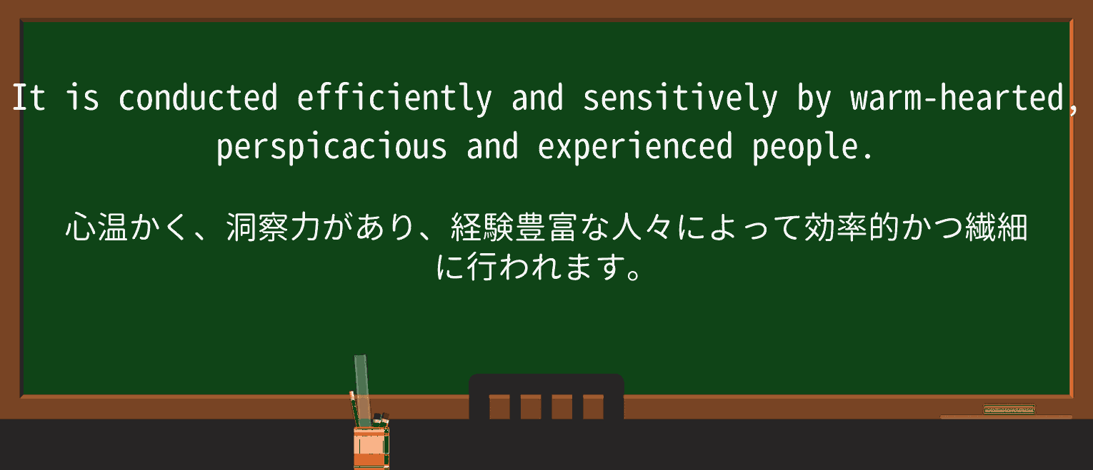 【英単語】perspicaciousを徹底解説!意味、使い方、例文、読み方 ・例文4