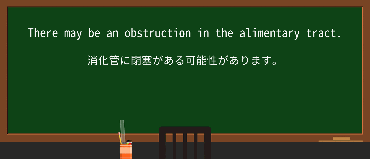 【英単語】alimentary-canalを徹底解説!意味、使い方、例文、読み方 ・例文1