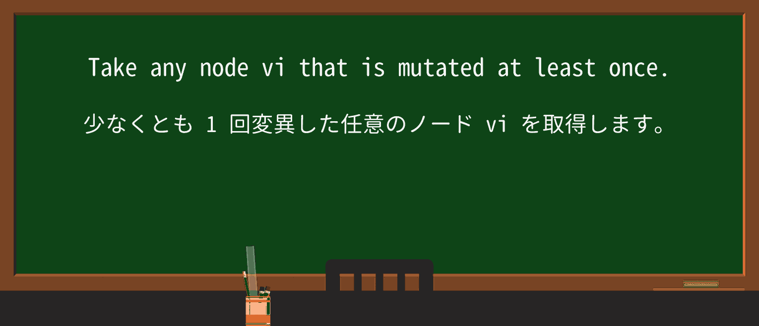 【英単語】mutateを徹底解説!意味、使い方、例文、読み方 ・例文3