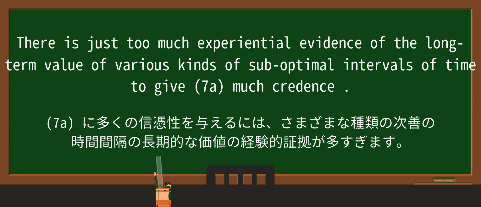 【英単語】credenceを徹底解説!意味、使い方、例文、読み方 ・例文4