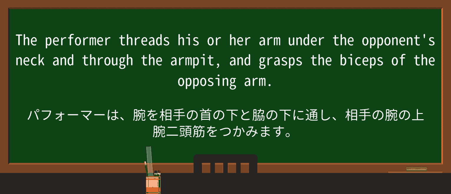 【英単語】bicepsを徹底解説!意味、使い方、例文、読み方 ・例文2