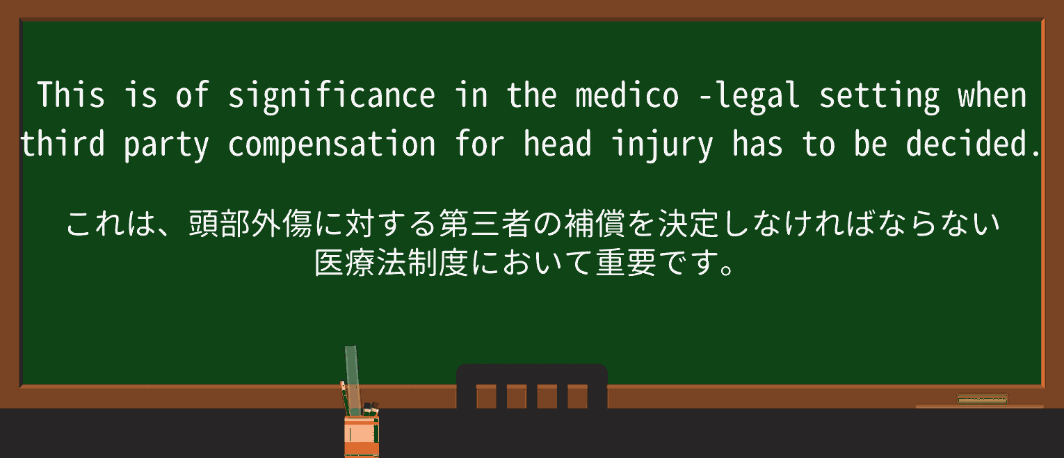 【英単語】medicoを徹底解説!意味、使い方、例文、読み方 ・例文1