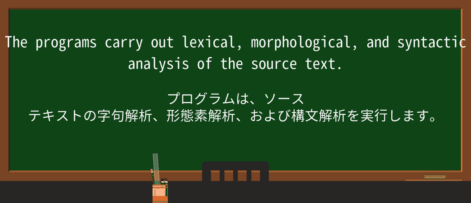 【英単語】morphologicalを徹底解説!意味、使い方、例文、読み方 ・例文1