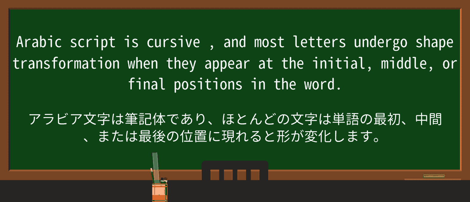【英単語】cursiveを徹底解説!意味、使い方、例文、読み方 ・例文2