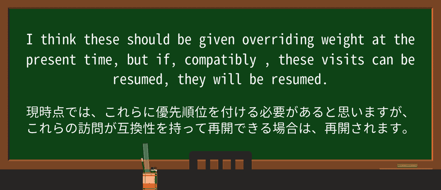 【英単語】compatiblyを徹底解説!意味、使い方、例文、読み方 ・例文4