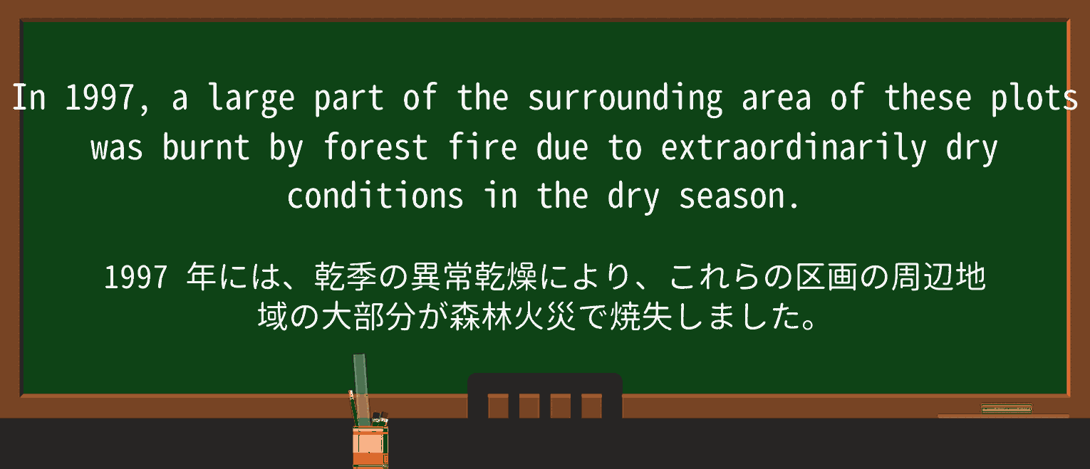 【英単語】forest-fireを徹底解説!意味、使い方、例文、読み方 ・例文3