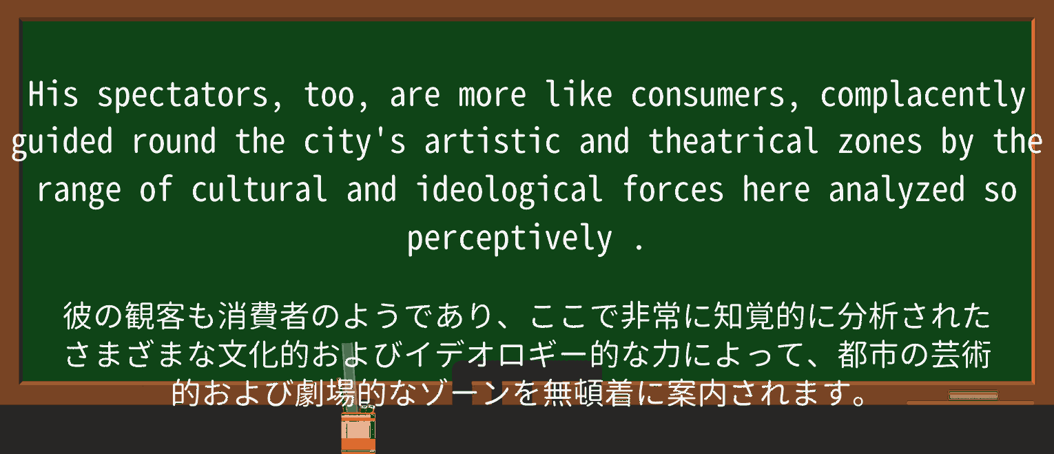 【英単語】perceptivelyを徹底解説!意味、使い方、例文、読み方 ・例文4