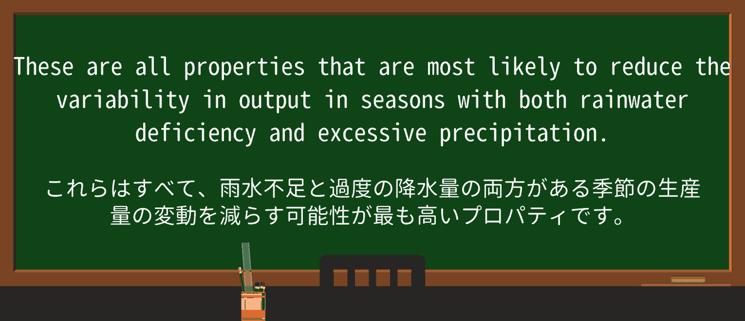 【英単語】rainwaterを徹底解説!意味、使い方、例文、読み方 ・例文3