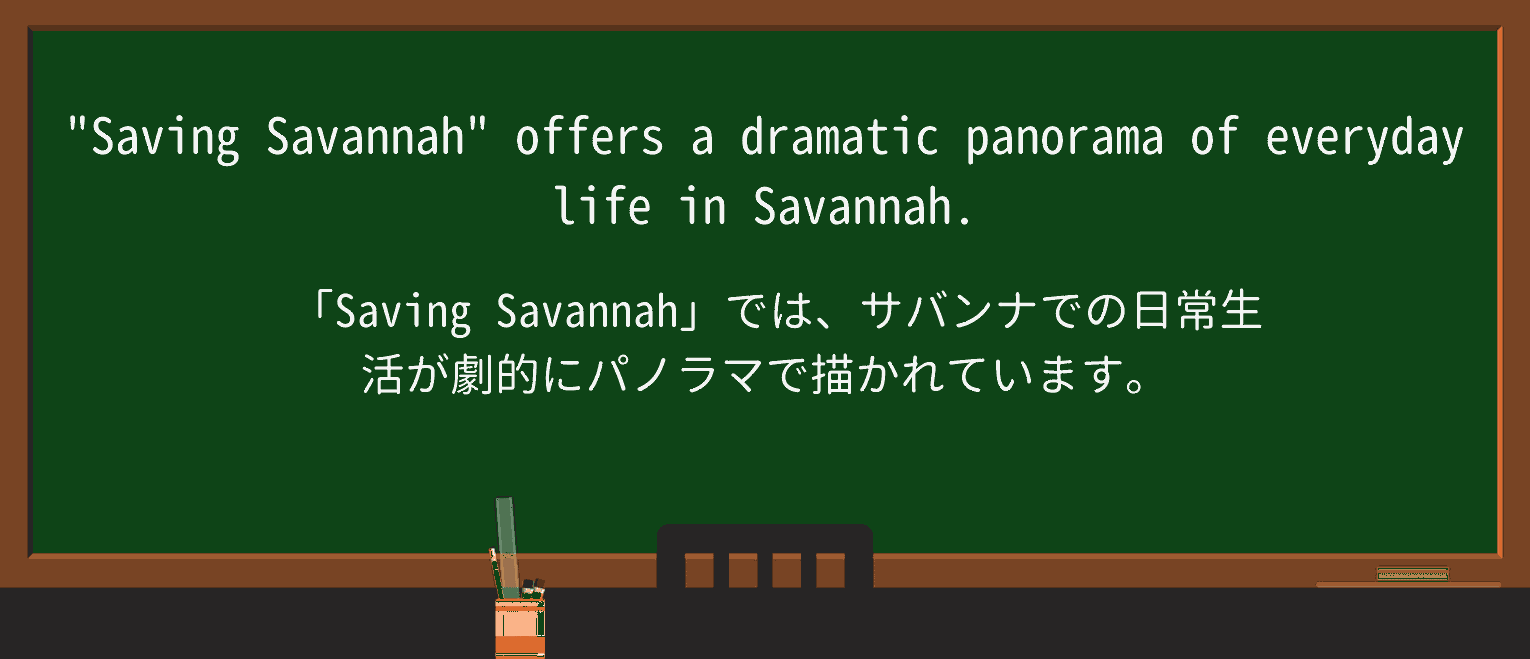 【英単語】panoramaを徹底解説!意味、使い方、例文、読み方 ・例文2