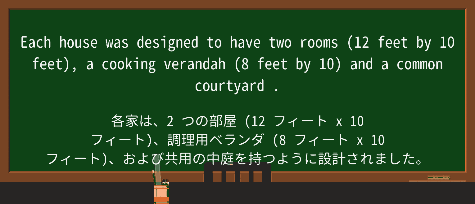 【英単語】courtyardを徹底解説!意味、使い方、例文、読み方 ・例文1