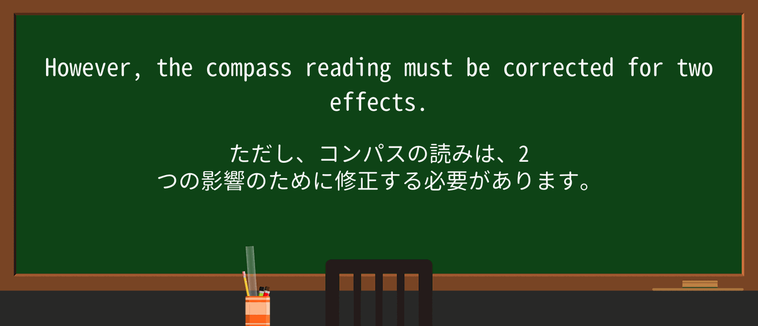 【英単語】compass-readingを徹底解説!意味、使い方、例文、読み方 ・例文2