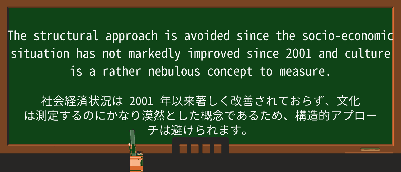 【英単語】nebulousを徹底解説!意味、使い方、例文、読み方 ・例文2