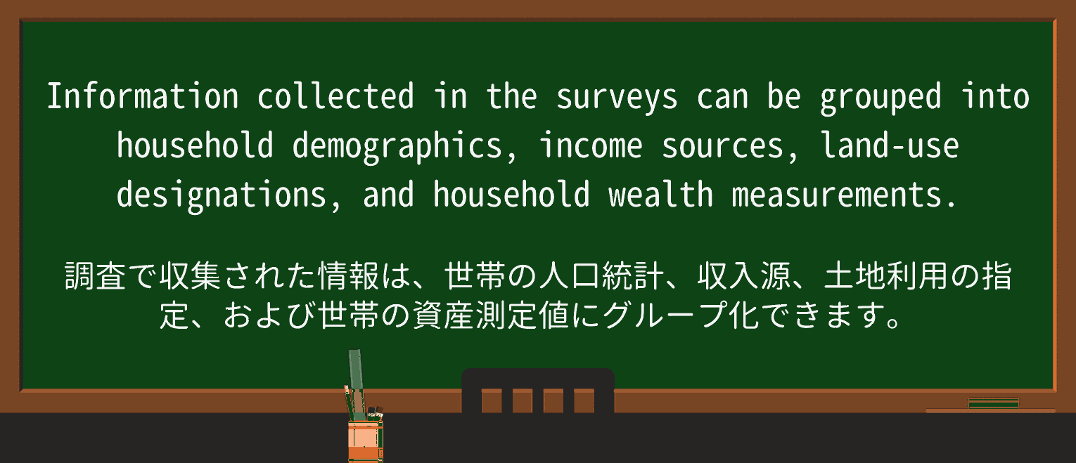 【英単語】demographicを徹底解説!意味、使い方、例文、読み方 ・例文3