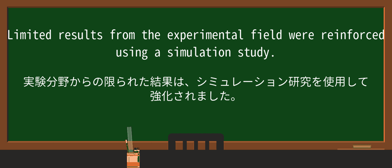 【英単語】reinforcedを徹底解説!意味、使い方、例文、読み方 ・例文5