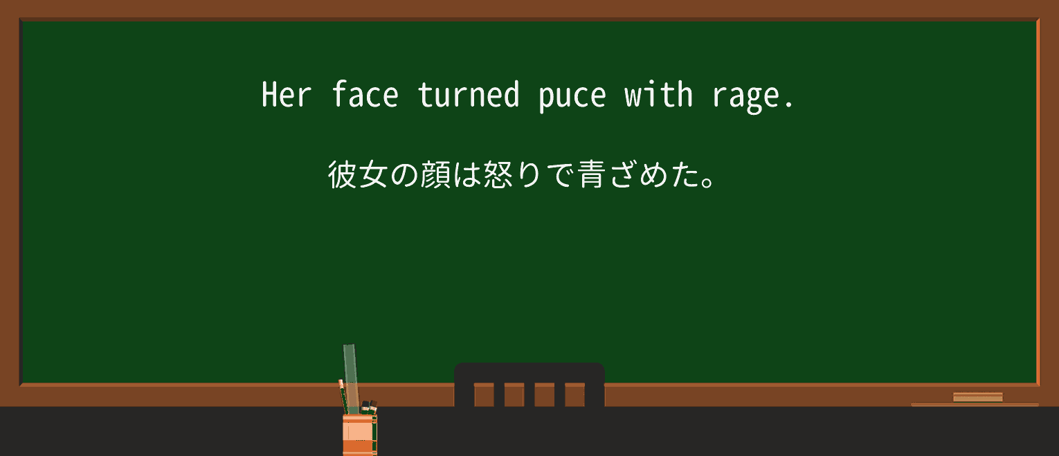 【英単語】puceを徹底解説!意味、使い方、例文、読み方 ・例文1