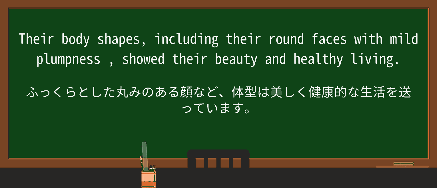 【英単語】plumpnessを徹底解説!意味、使い方、例文、読み方 ・例文2