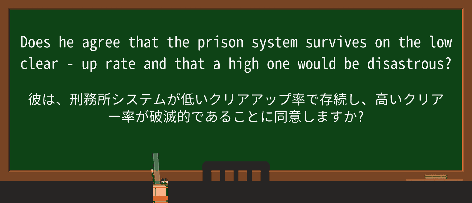 【英単語】clear-upを徹底解説!意味、使い方、例文、読み方 ・例文3