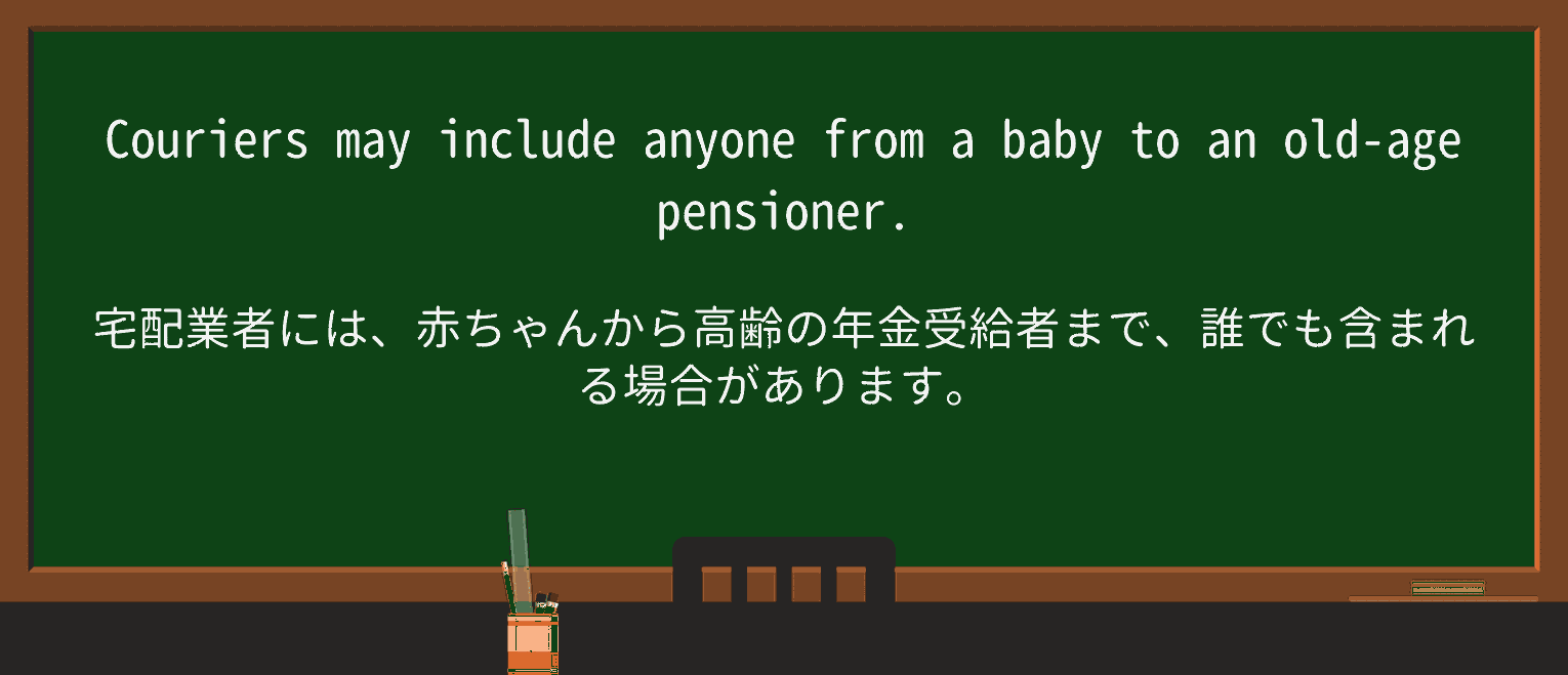 【英単語】courierを徹底解説!意味、使い方、例文、読み方 ・例文3