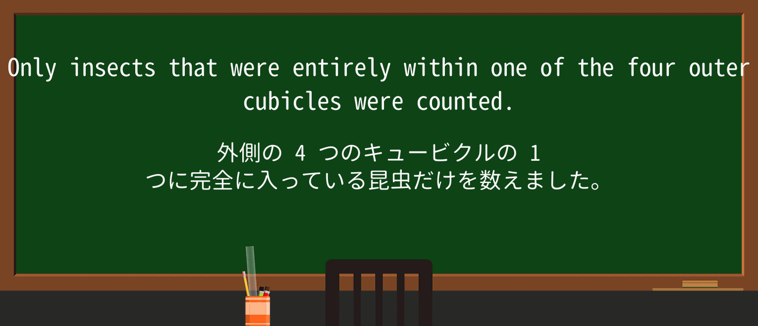 【英単語】cubicleを徹底解説!意味、使い方、例文、読み方 ・例文4